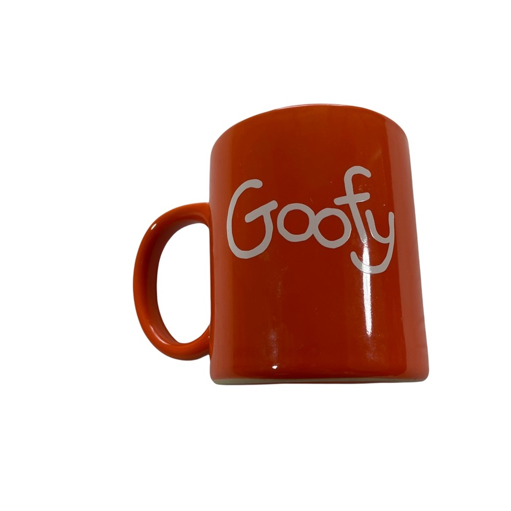 Disneys Goofy Coffee Cup Mug Jerry Leigh Orlando Florida Limited Edition Orange - Picture 2 of 6